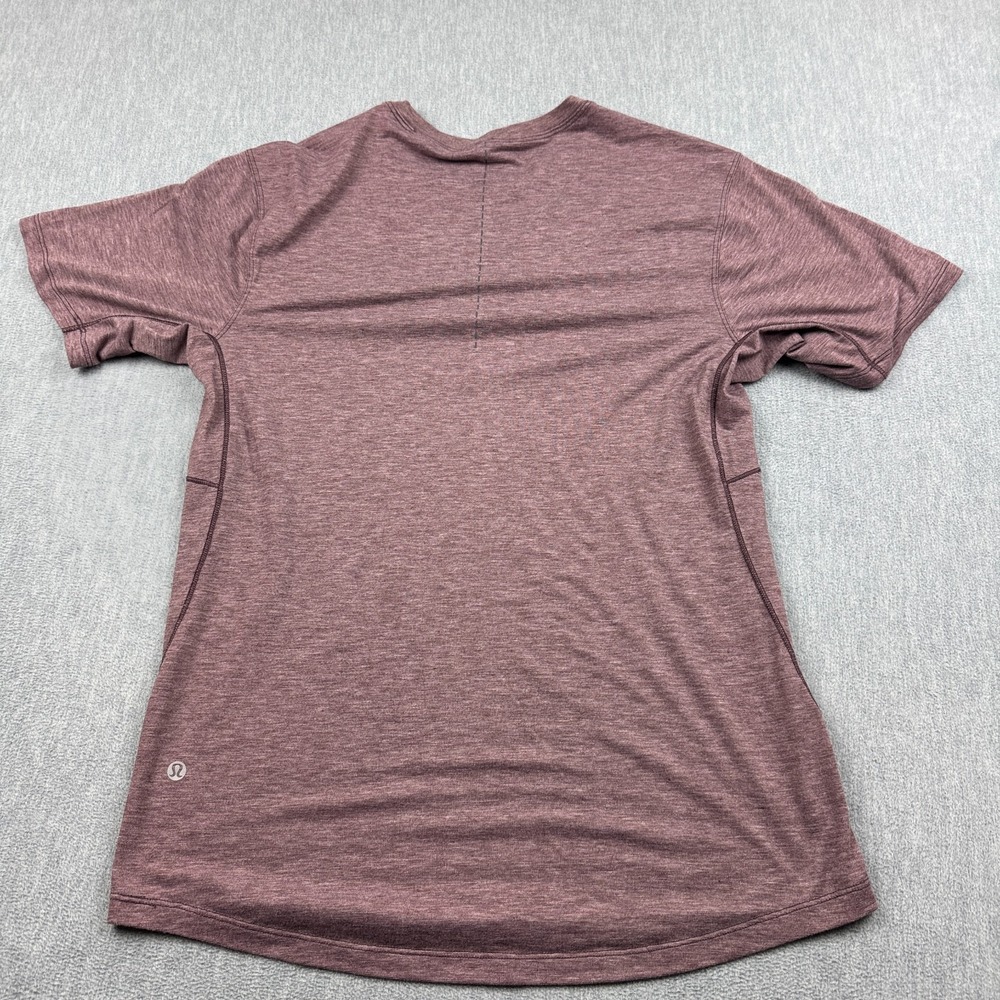 Lululemon Shirt Mens Small Red Fresh Move Metal Vent Tech Stretch Performance - Picture 8 of 9